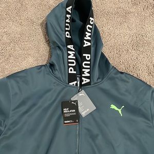 Puma | Jackets u0026 Coats | Puma Zip Down Hooded Jacket 4xl With Tags |  Poshmark
